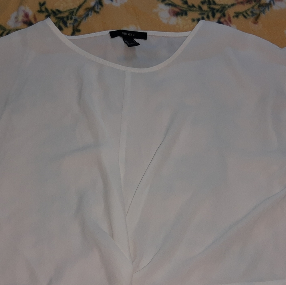 White short blouse for women